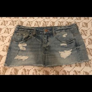 Light Blue Denim Jean Mink Skirt Women’s Size 8